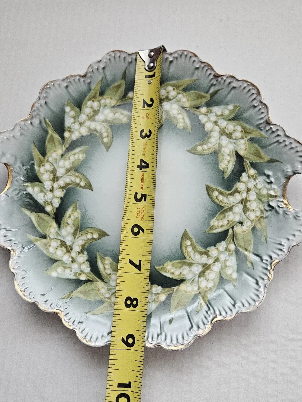Vintage RC Rosenthal Bavaria Monbijou Lily of the Valley Hand Painted Gold Trim